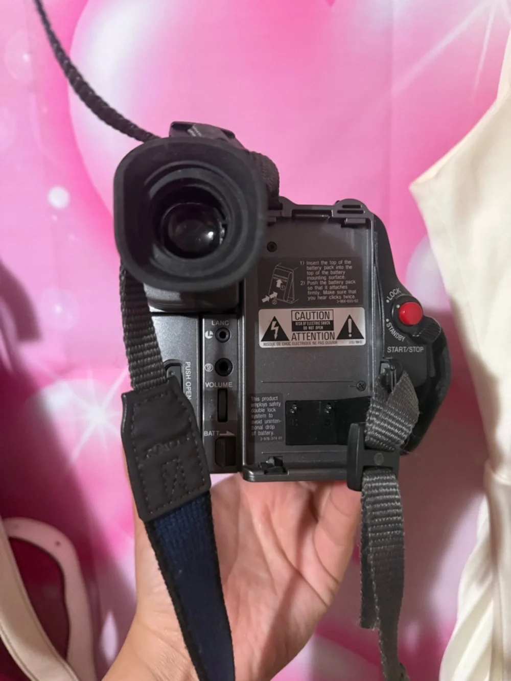 Sony Handycam Vision Camcorder - Dark Gray with Blue Strap